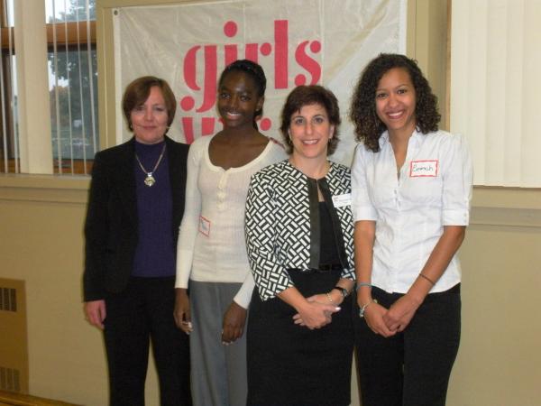 From Right to Left: Deb Hopkins, Yaa Poku, Victoria Waterman and Emmah Parks