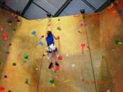 UNUM's Jen Roy airborne Jen Roy