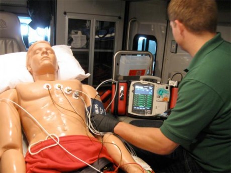 Here you see a picture of a dummy they use in medical school! (: